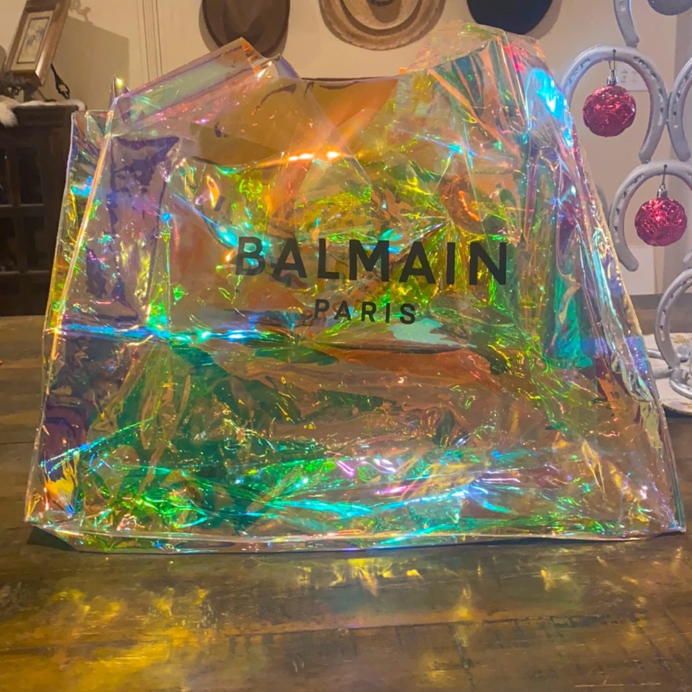 Balmain Fluorescent Tote bag
